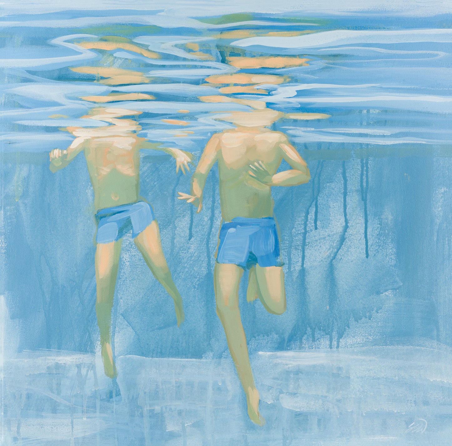 Brotherly Love, 24x24"