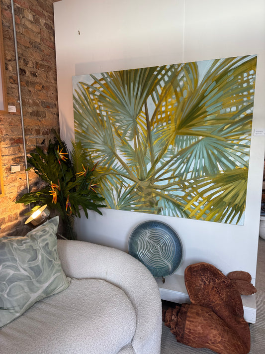 Keep Palm and Carry On. 60x48”