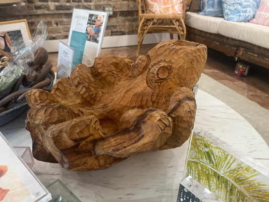 Octopus sculptural bowl