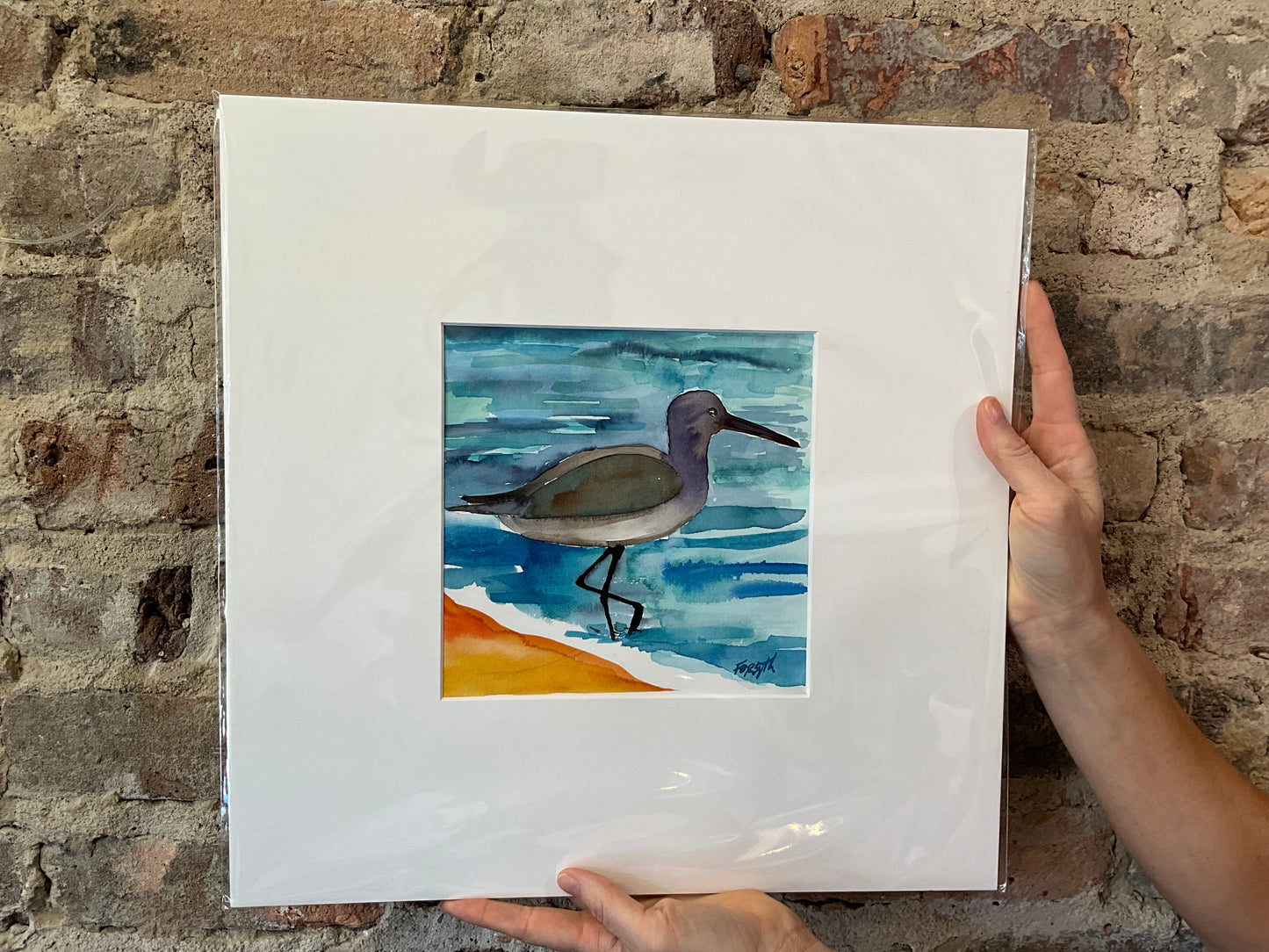 “Frederico” matted to 16x16”