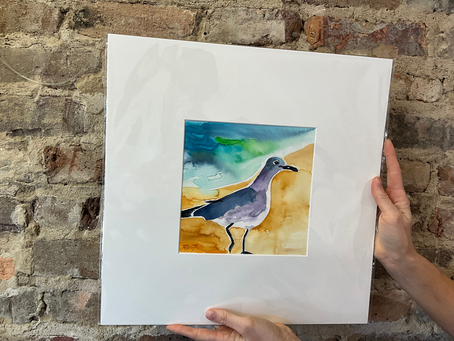 “Boris” matted to 16x16”