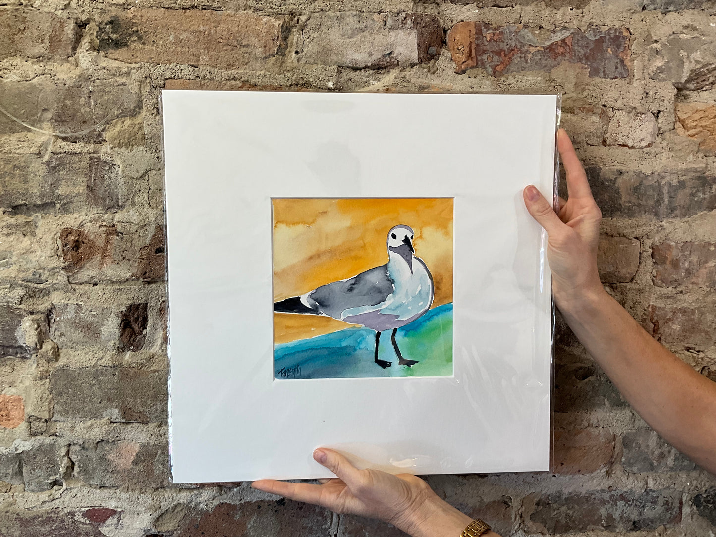 “Buffy” matted to 16x16”