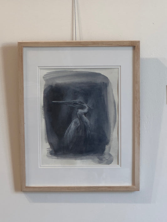 Still Water Vigil, 12x15" Framed