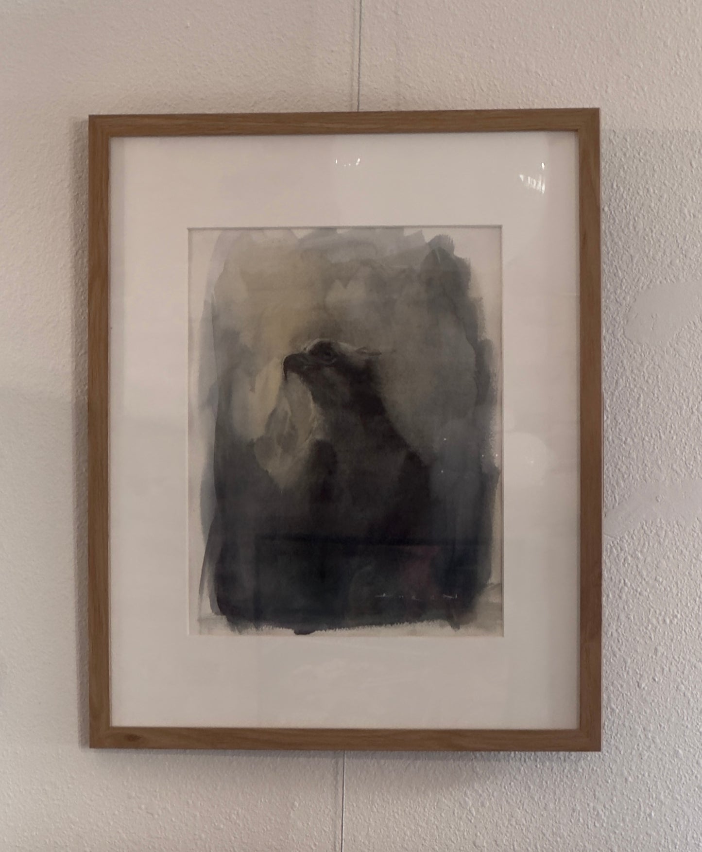 Watcher Over the Water, 17x21" Framed