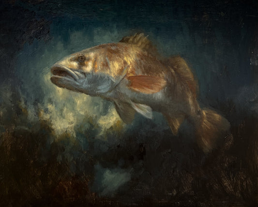 Beneath the Tides, 17x20" Framed