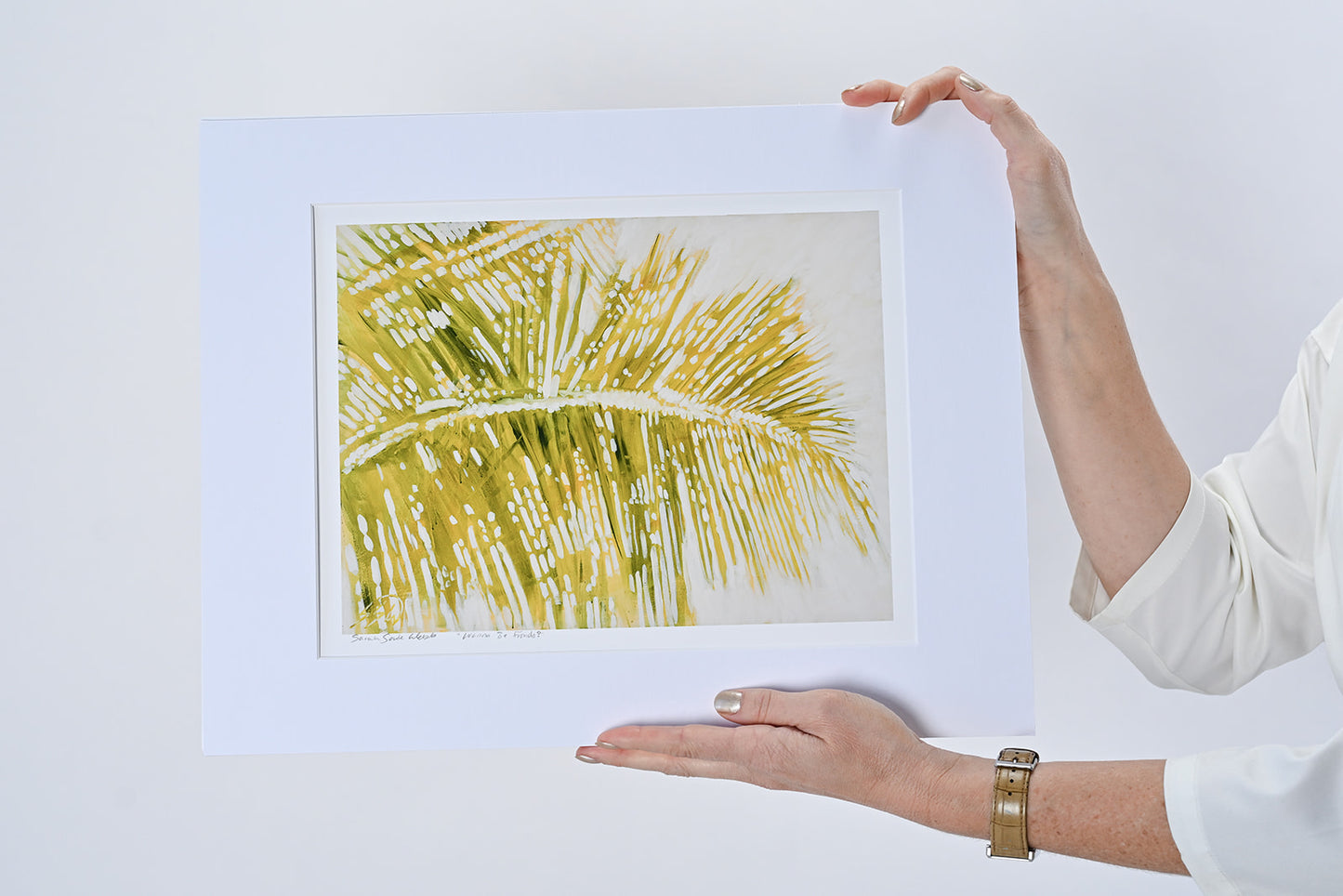 Wanna be fronds print example
