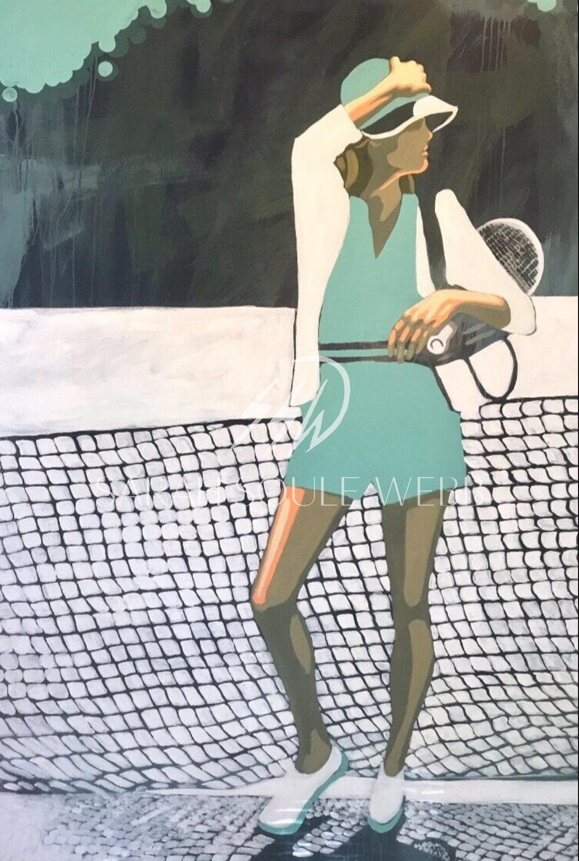 leggy peggy print tennis