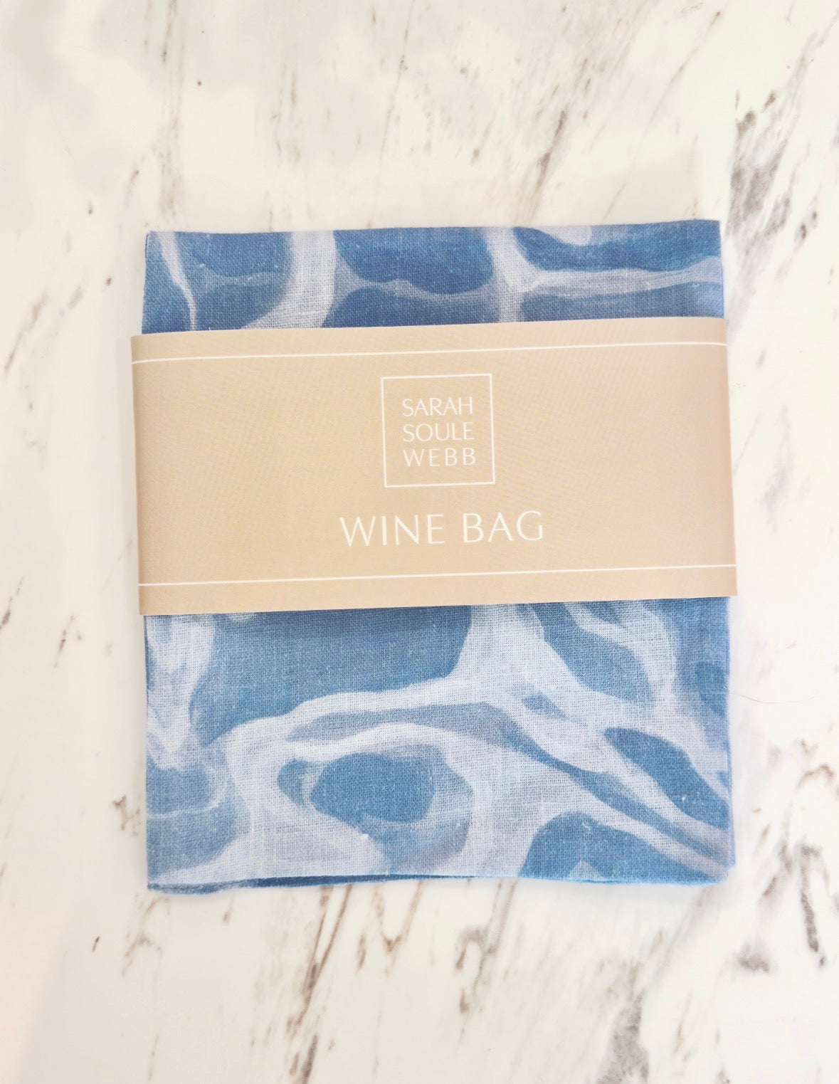 Coastal inspired Wine bags