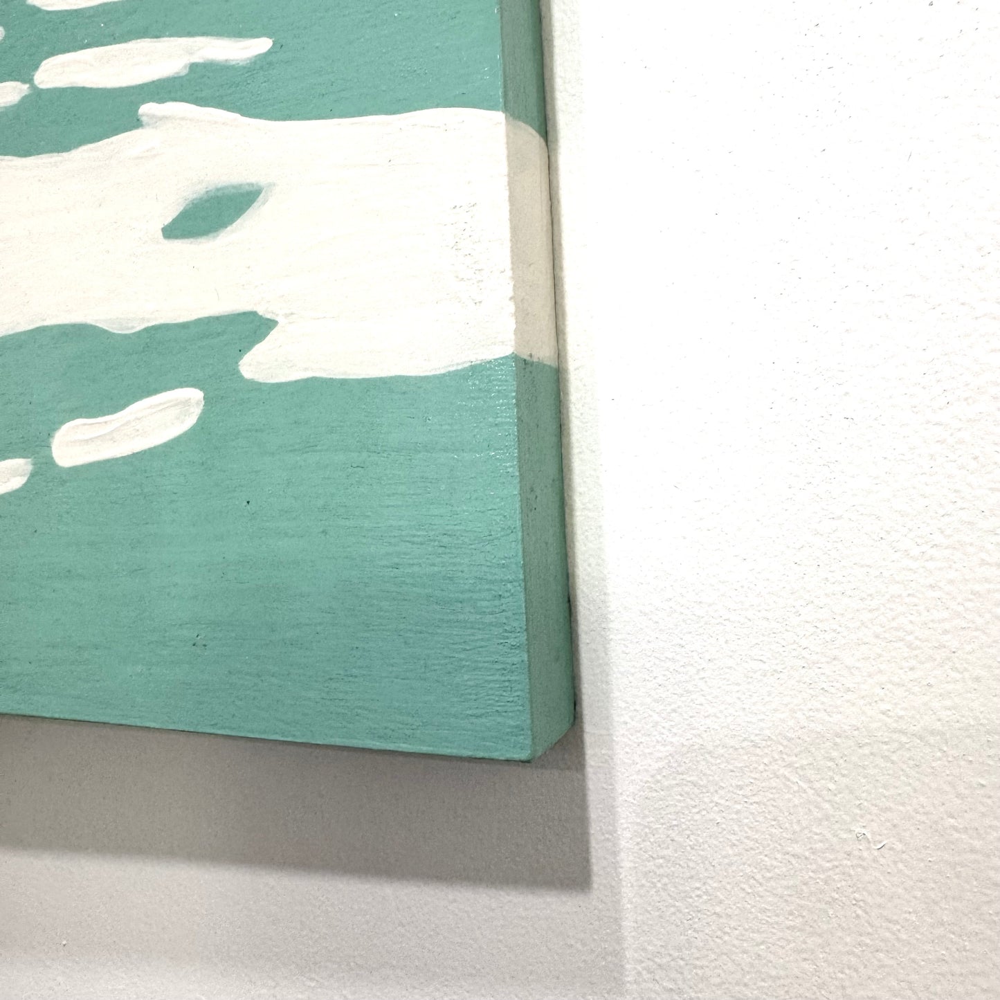 Water study on wood, Aqua