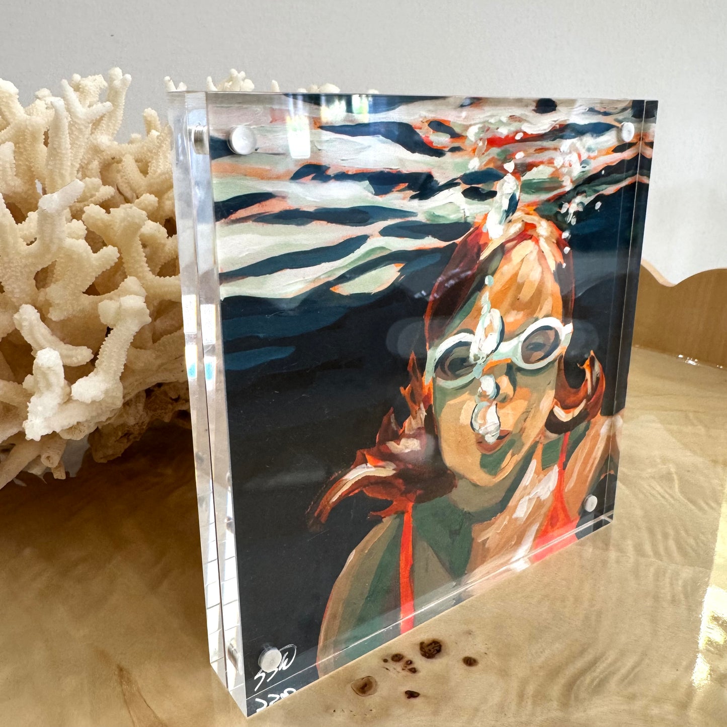 Acrylic Square Block Frame