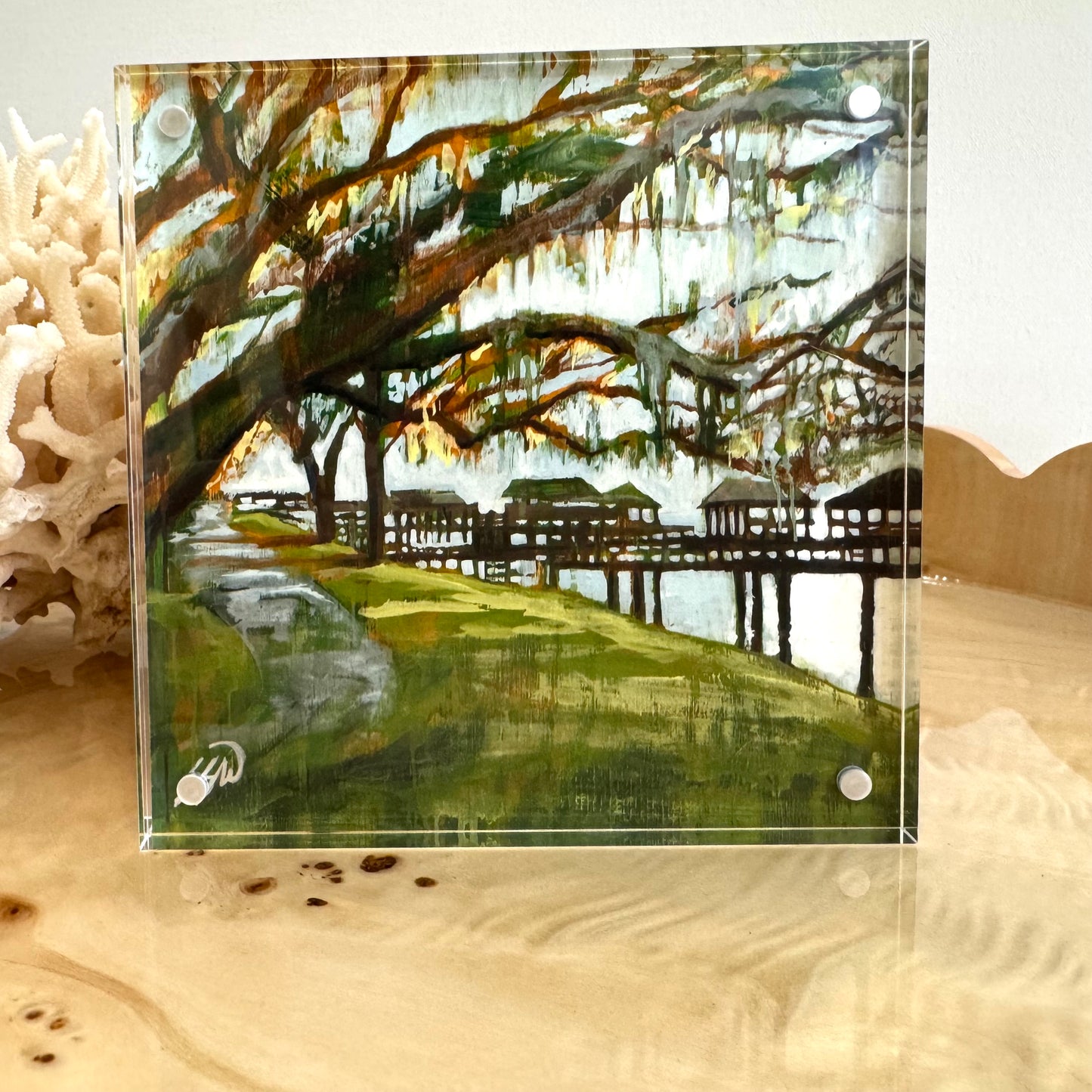Acrylic Square Block Frame
