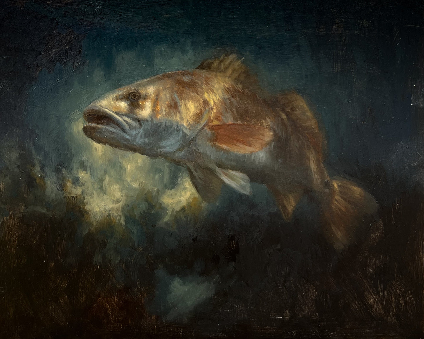 Beneath the Tides, 17x20" Framed