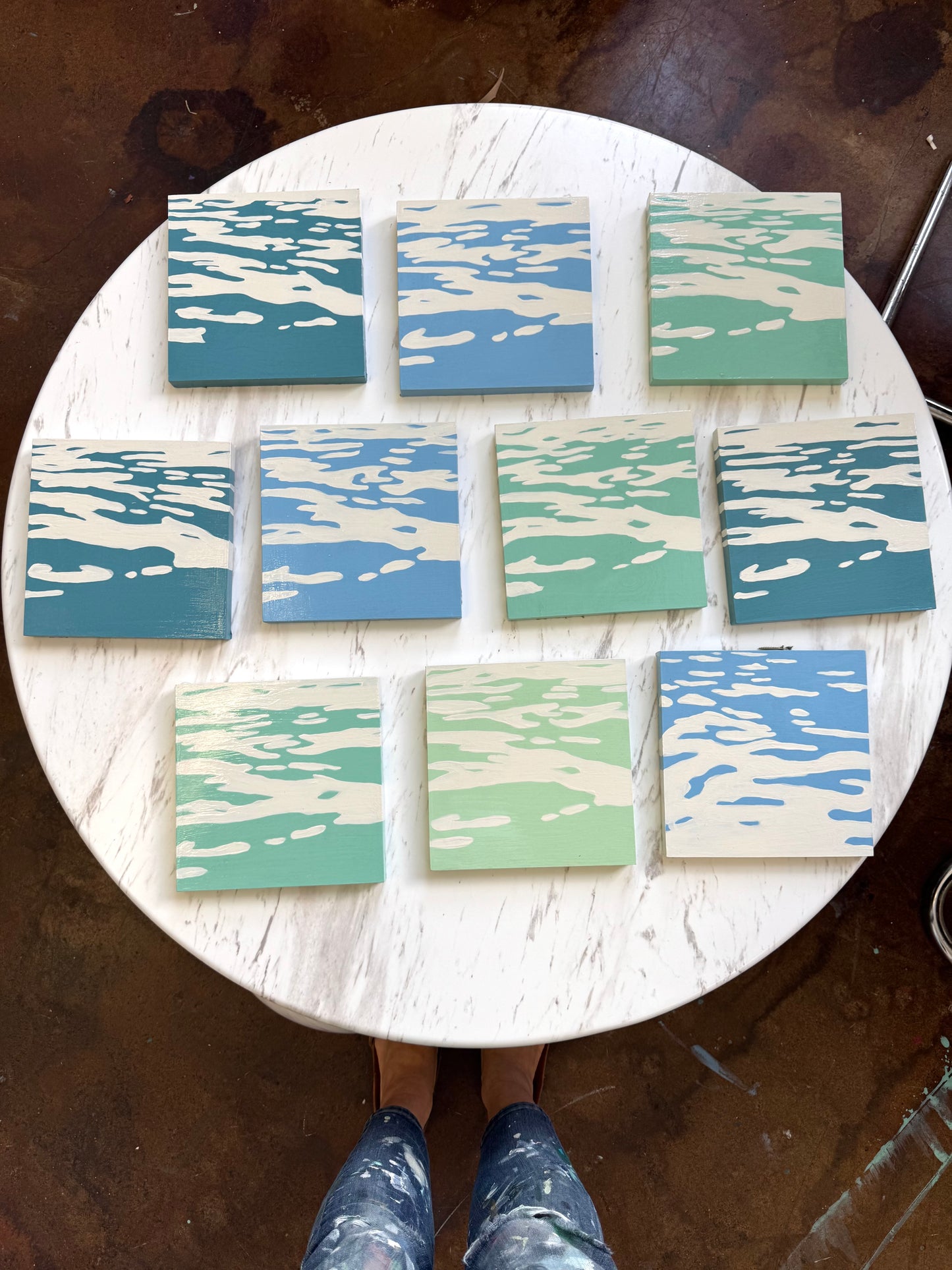 Poolside waterscapes studies mini