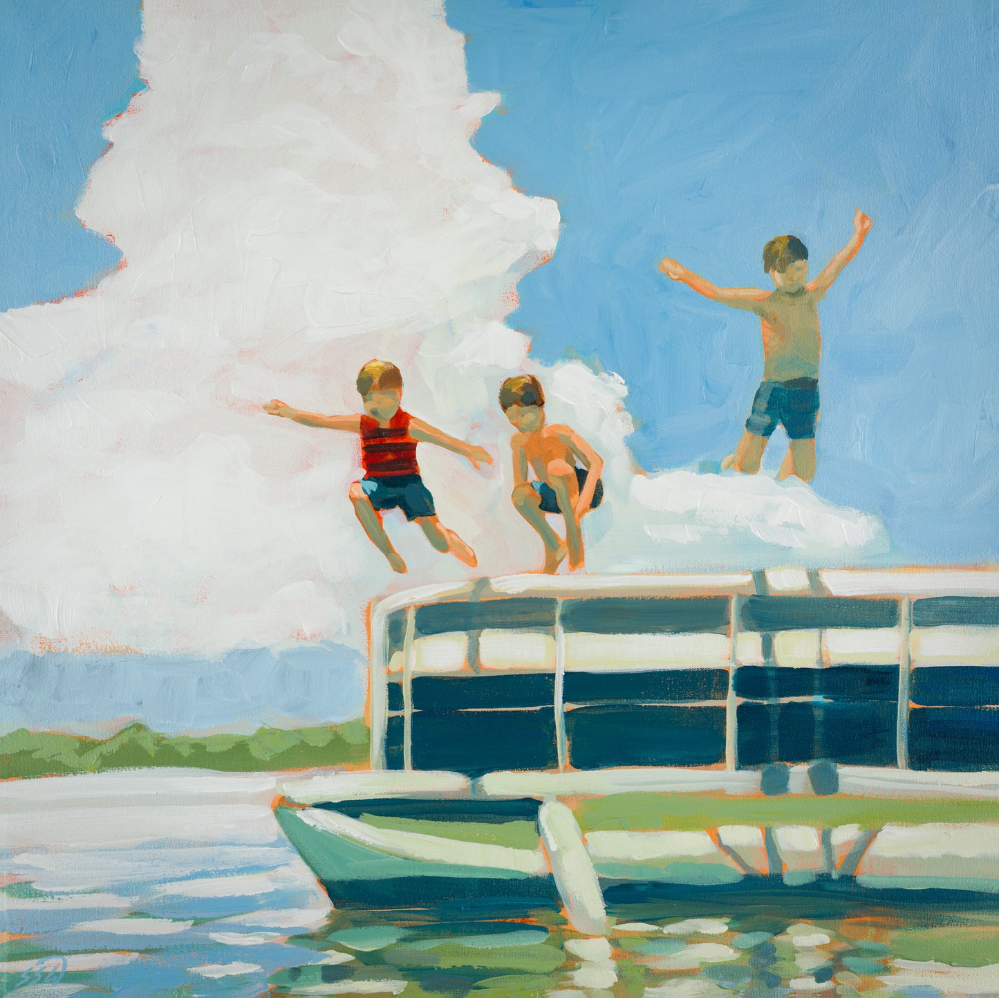 Pontoon Dreams, 24x24"