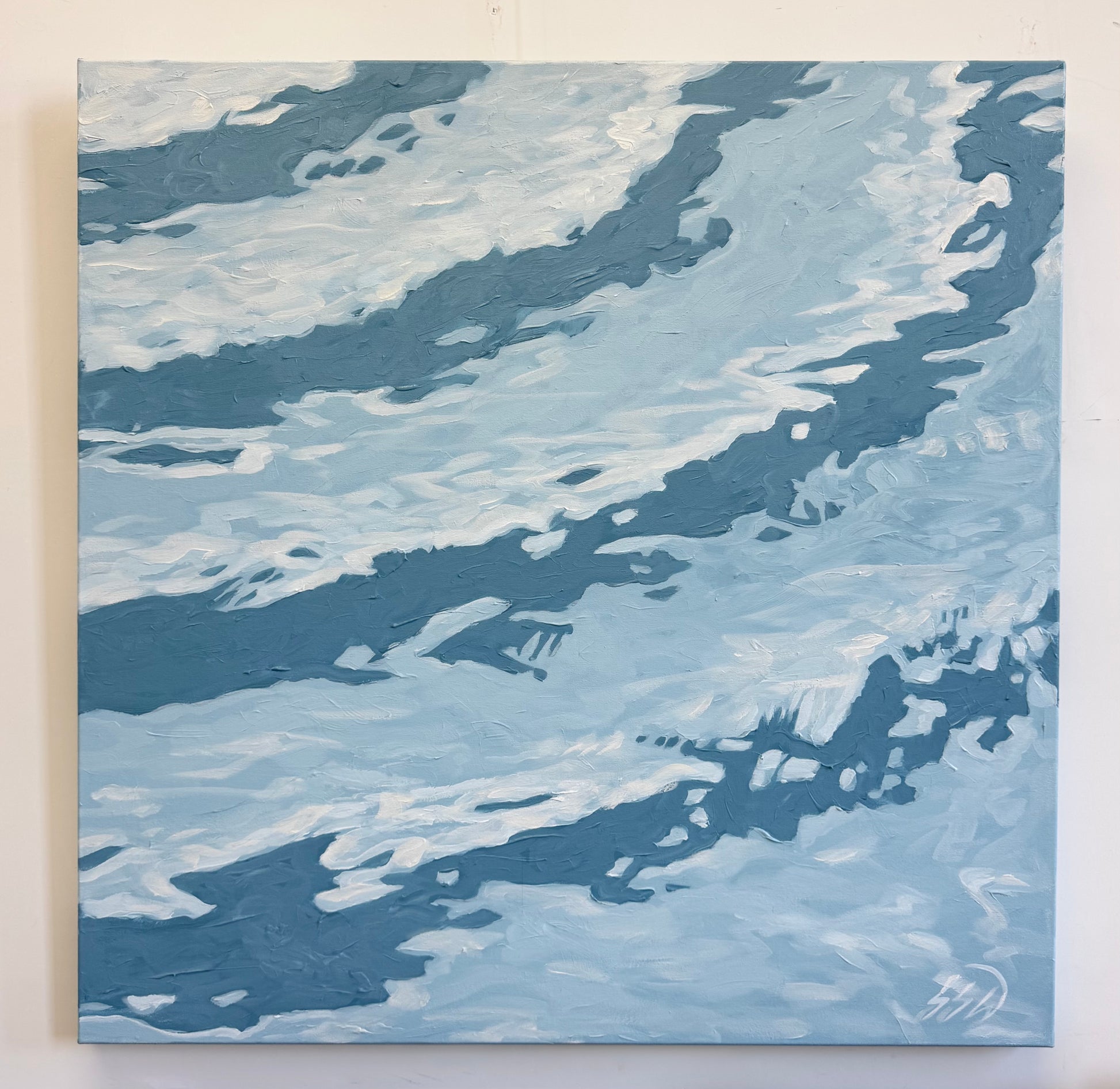 Step in waterscapes poolside blue