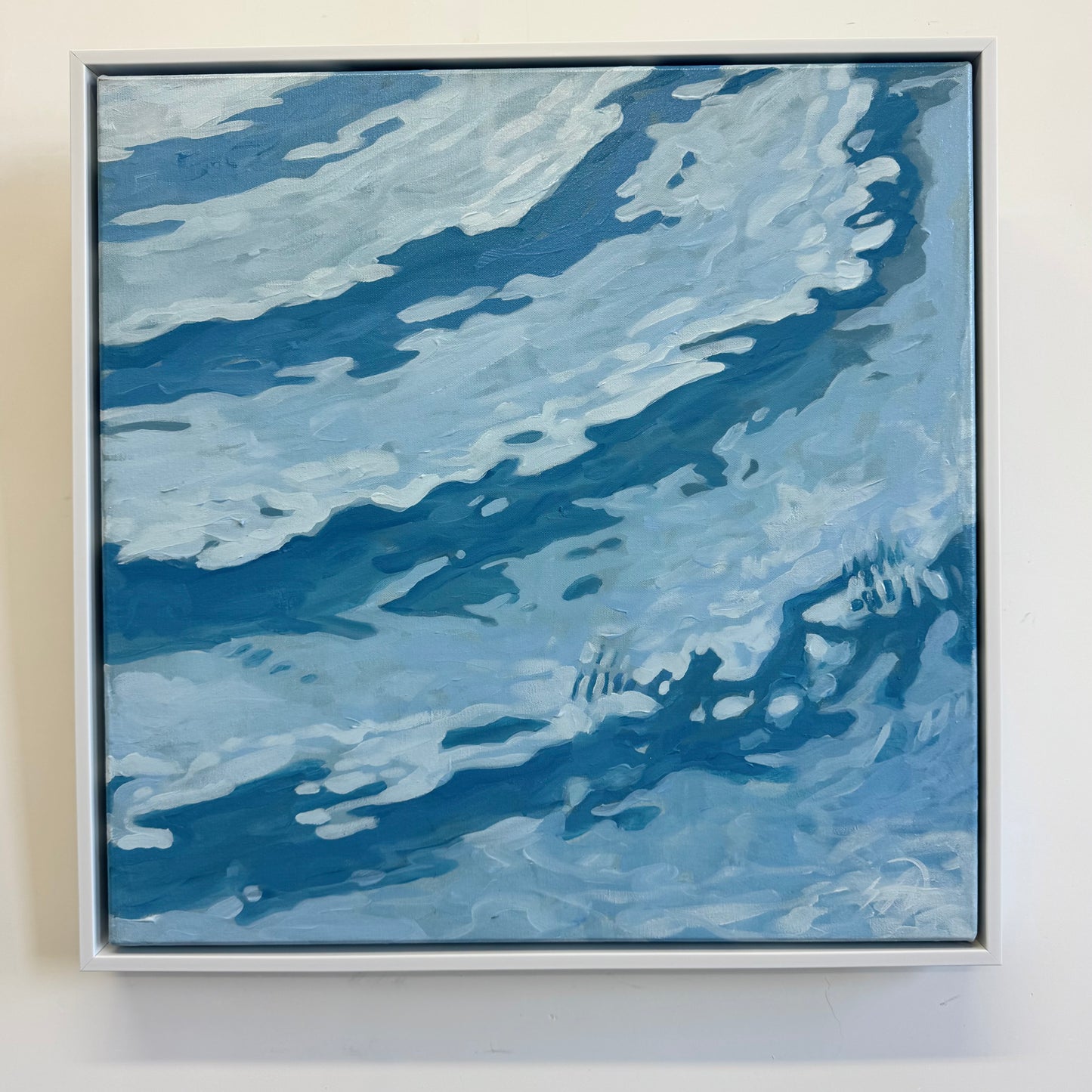 Step in long waterscapes poolside blue