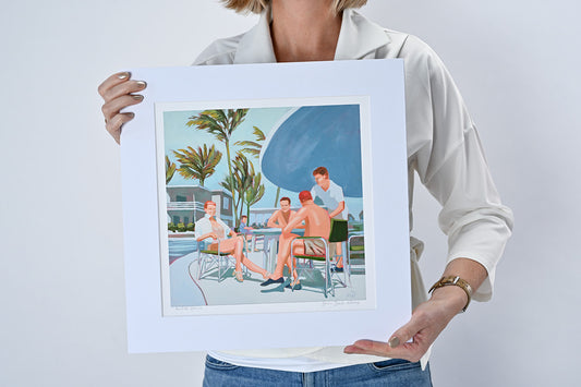 poolside service print example
