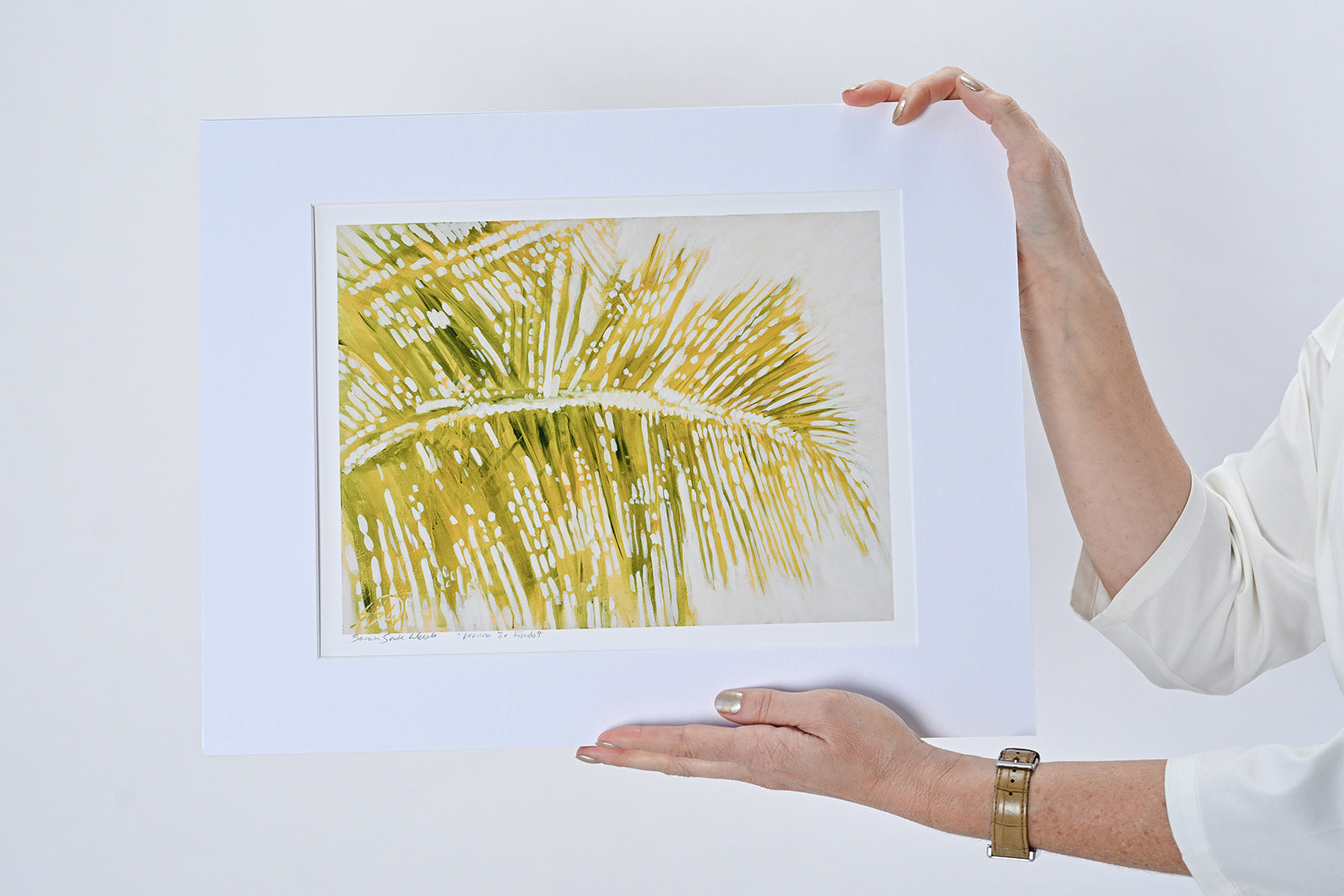 Wanna be fronds print example