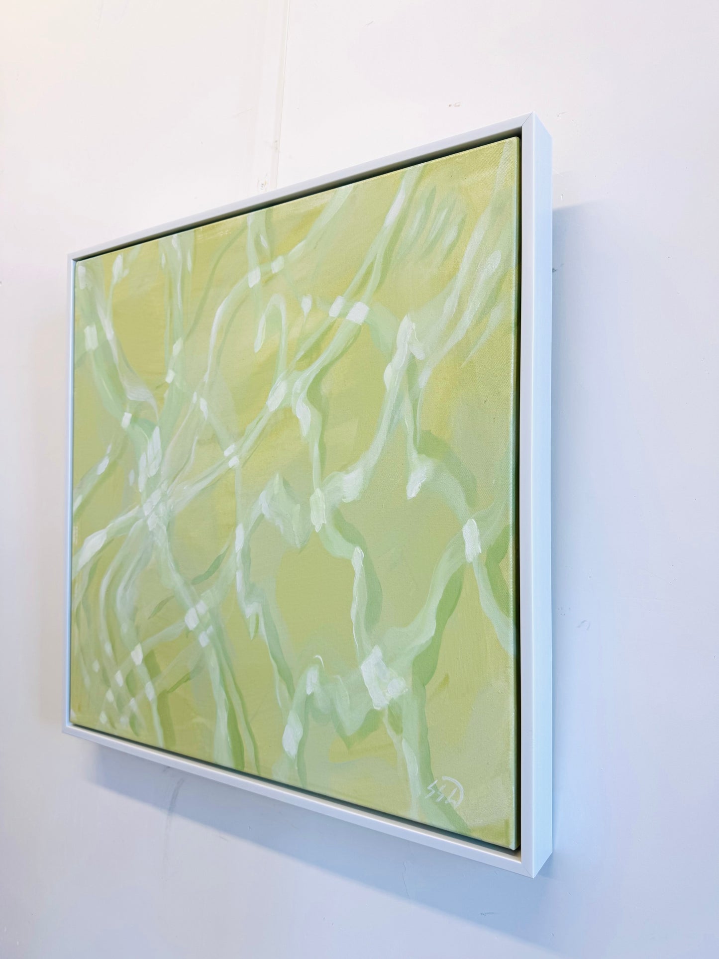 the shallows green lime waterscape citrine