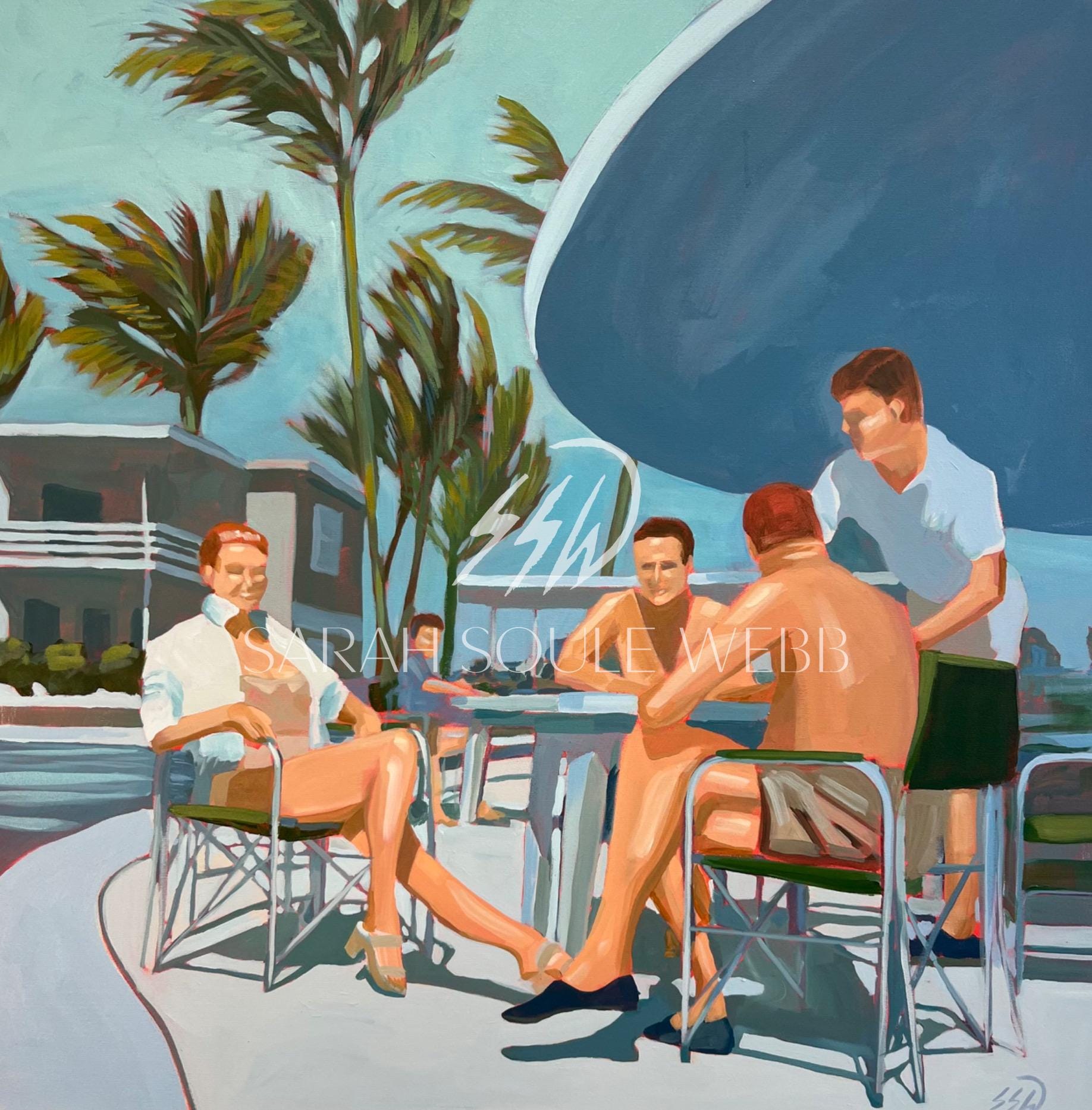 poolside service print ladies and gents