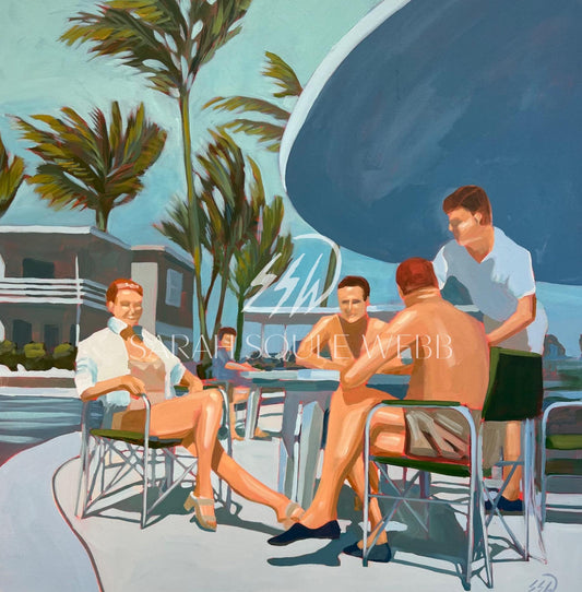 poolside service print ladies and gents