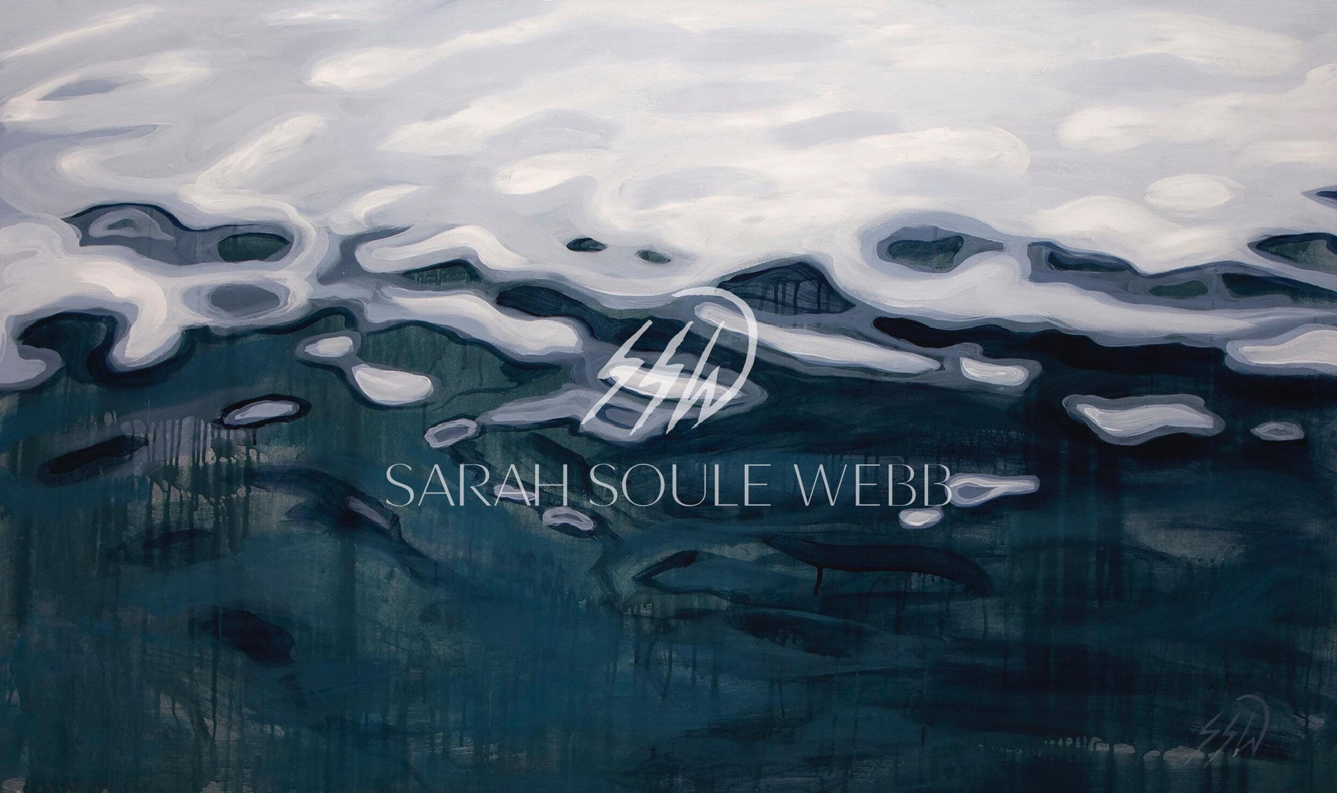 still waters print waterscape