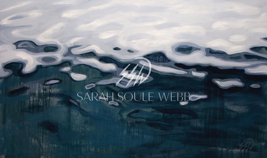 still waters print waterscape