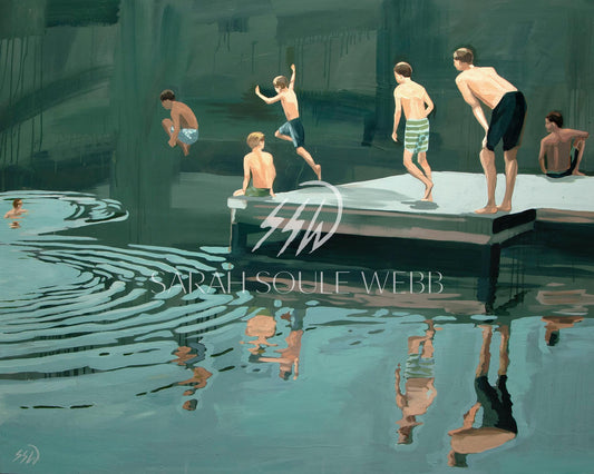 summer reflections print