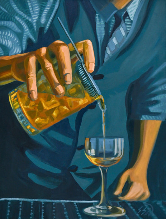 Bill at the bar print