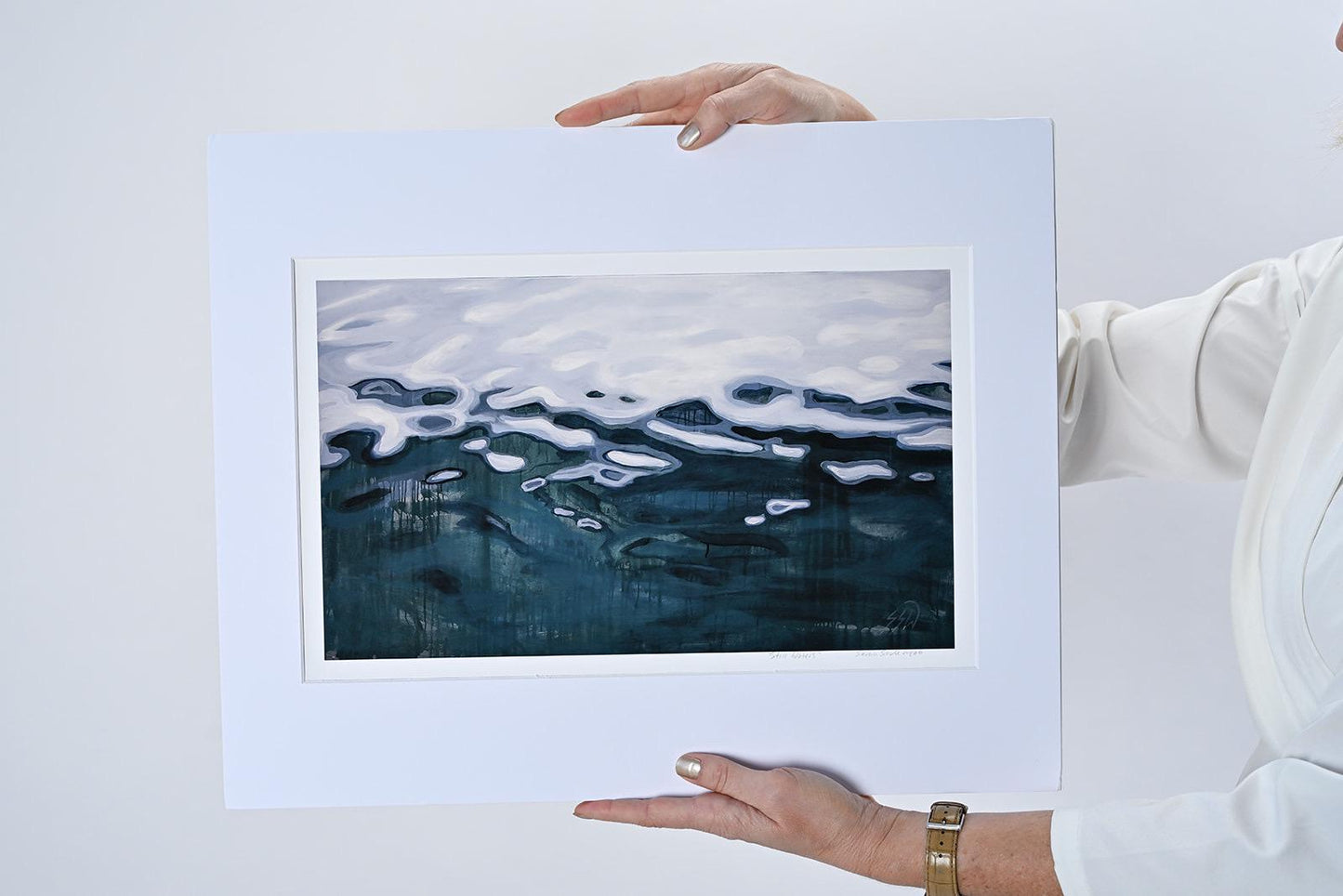 still waters print waterscape