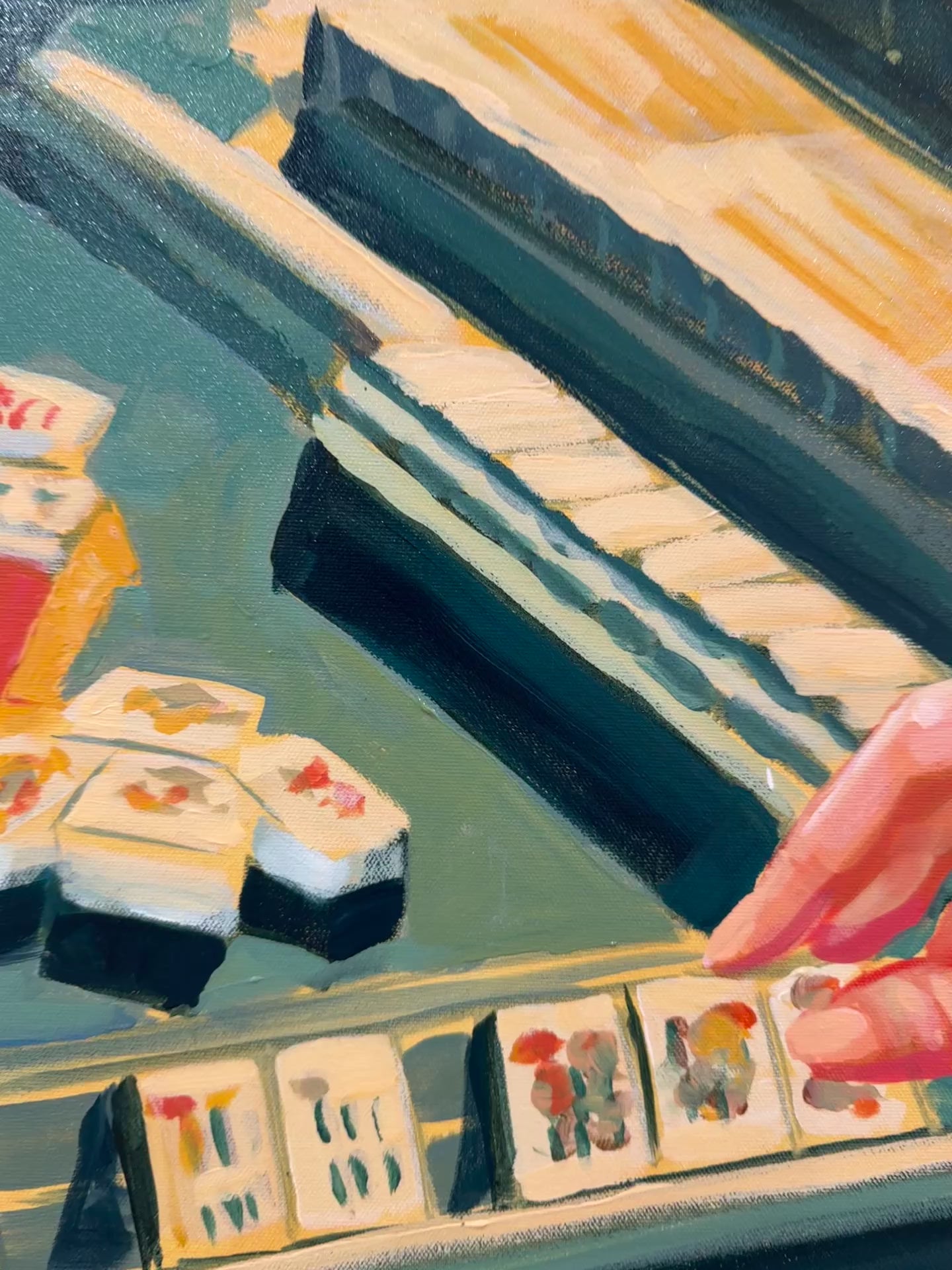 original art mahj video dot crack