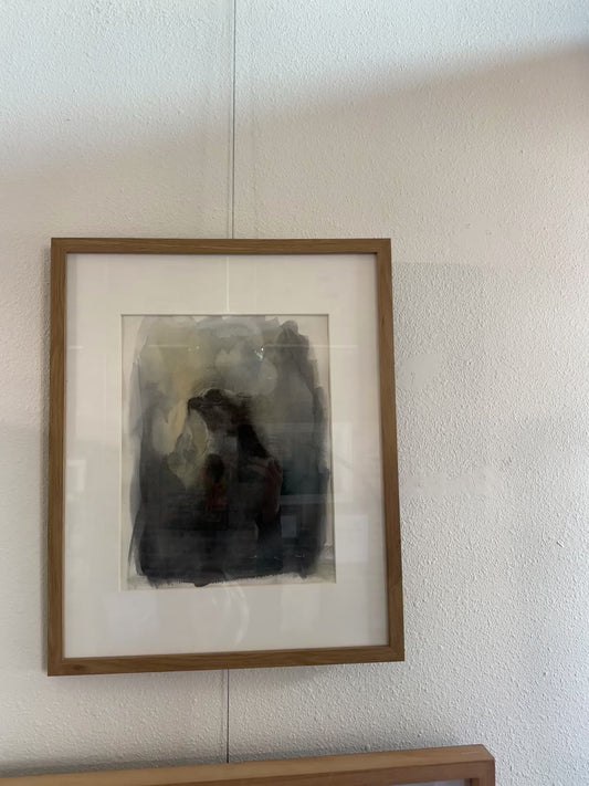 Watcher Over the Water, 17x21" Framed