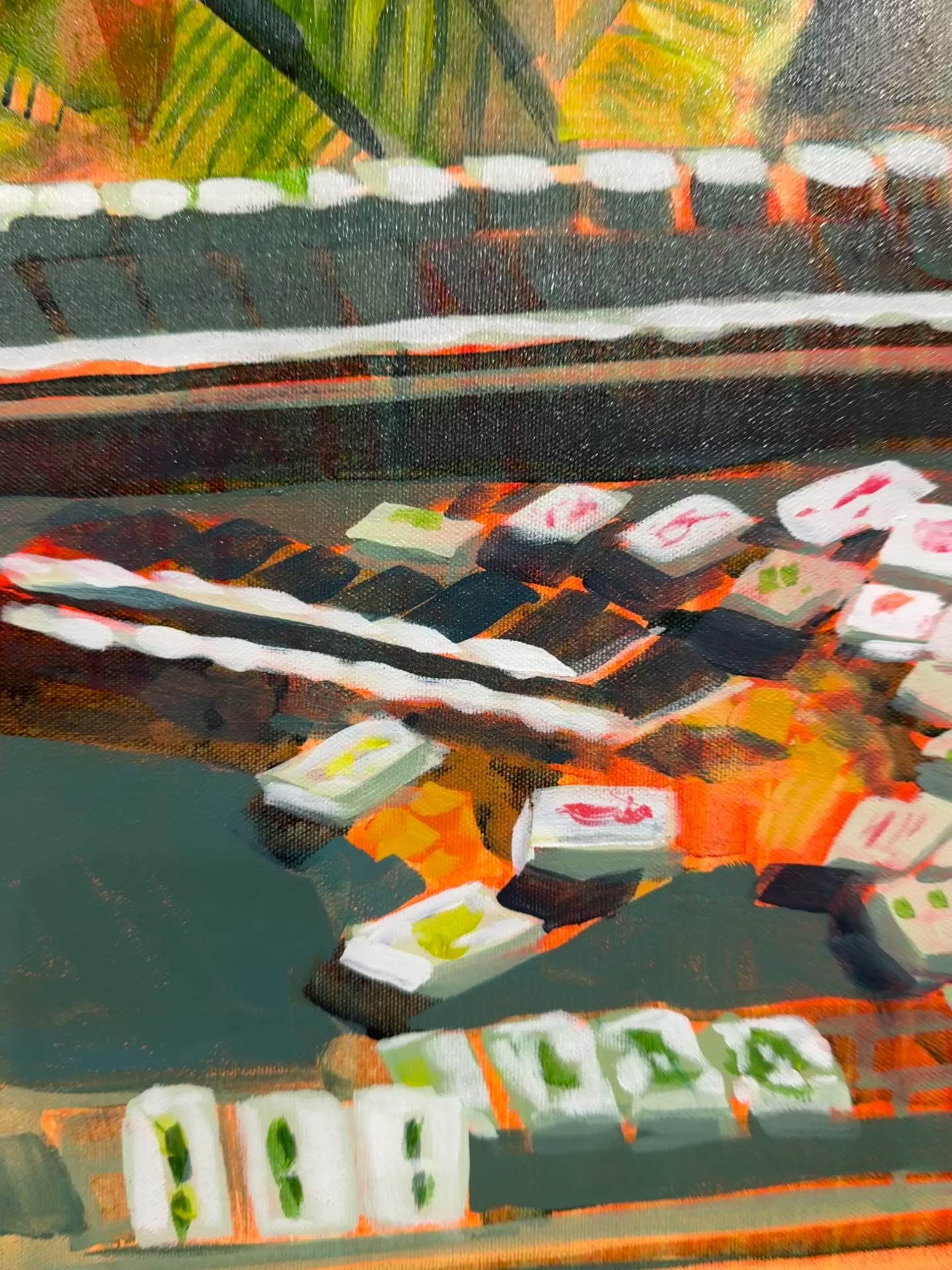 original art mahj video dot crack