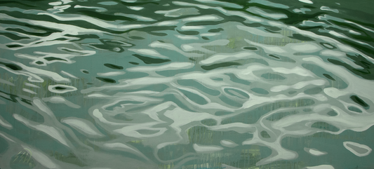 woods and waters print waterscape